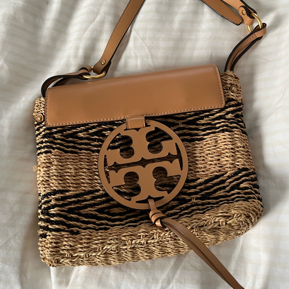 Tory Burch Miller crossbody woven bag